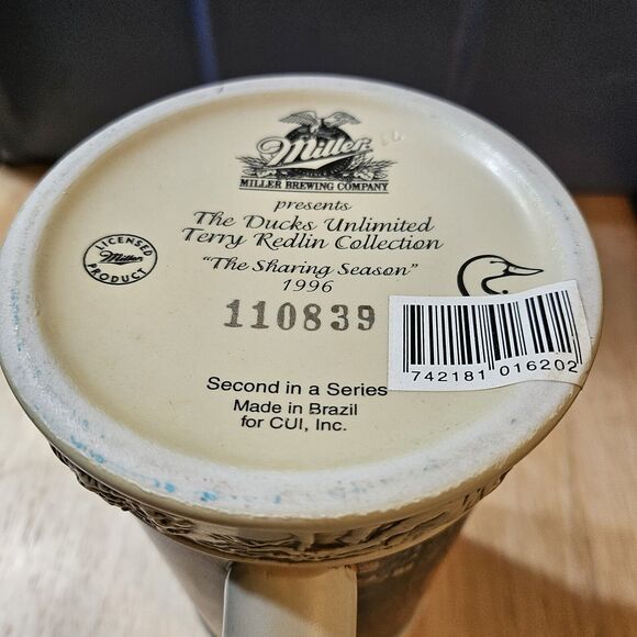 Terry Redlin Ducks Unlimited Miller Beer THE PLEASURES OF WINTER 2nd in Series - Picture 7 of 7